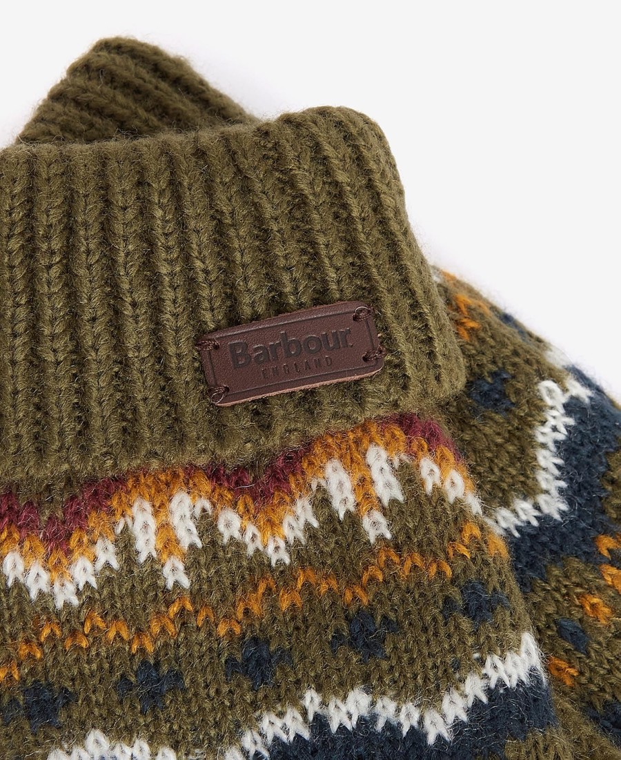 fair isle home gloves