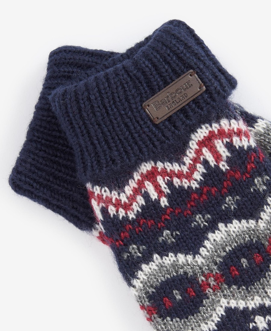 fair isle home gloves