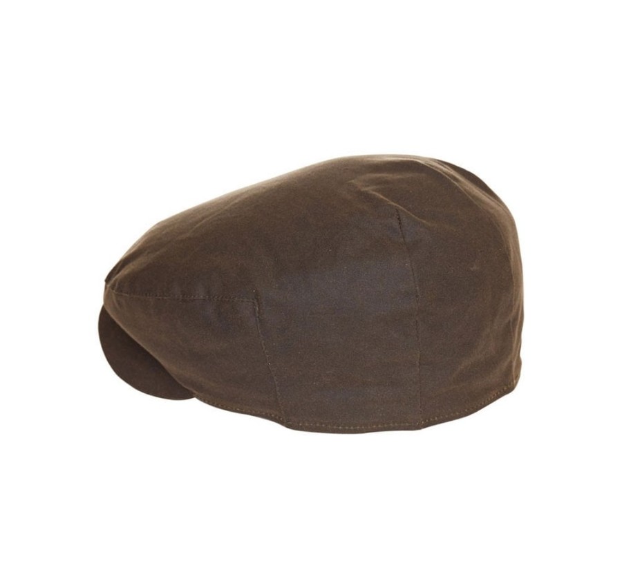 cheviot wax flat cap