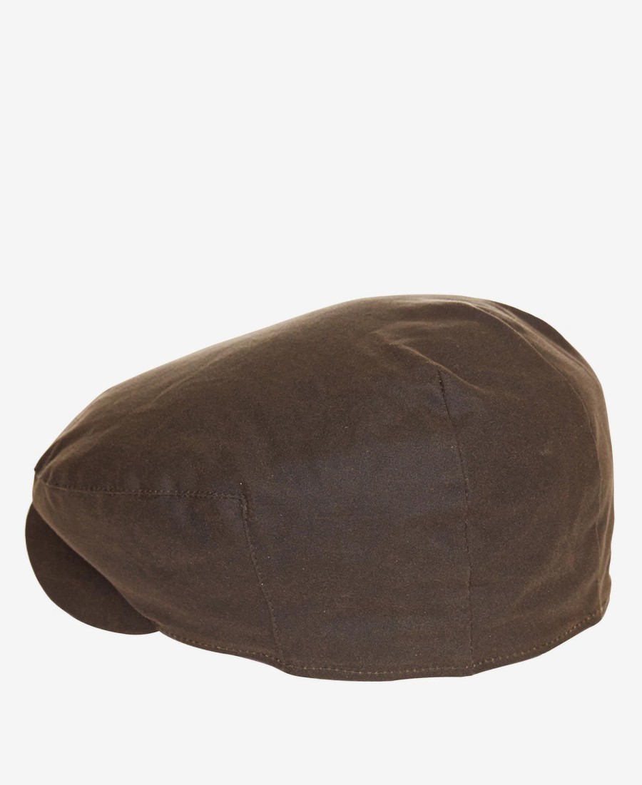 cheviot wax flat cap
