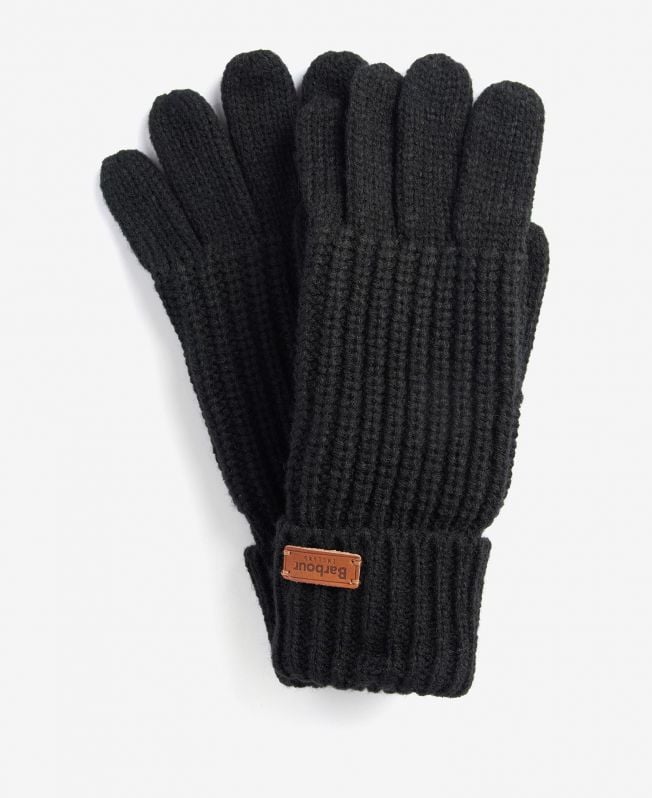 gebreide handschoenen met zoutverbrandingseffect
