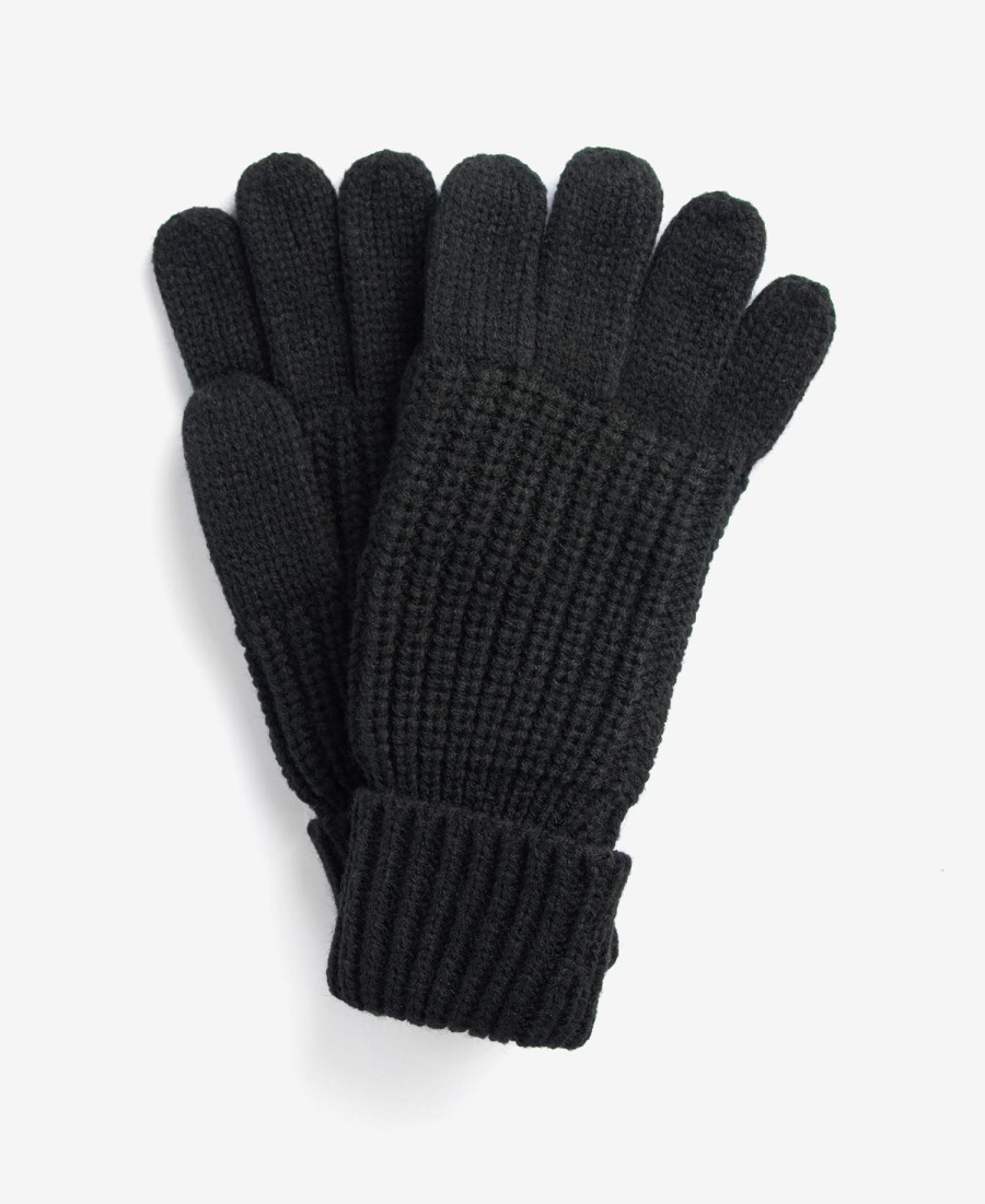 gebreide handschoenen met zoutverbrandingseffect