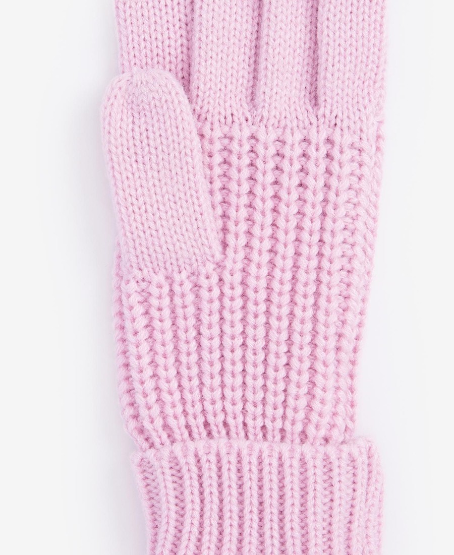 gebreide handschoenen met zoutverbrandingseffect