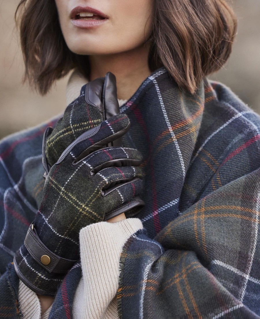 aubrey tartan handschoenen