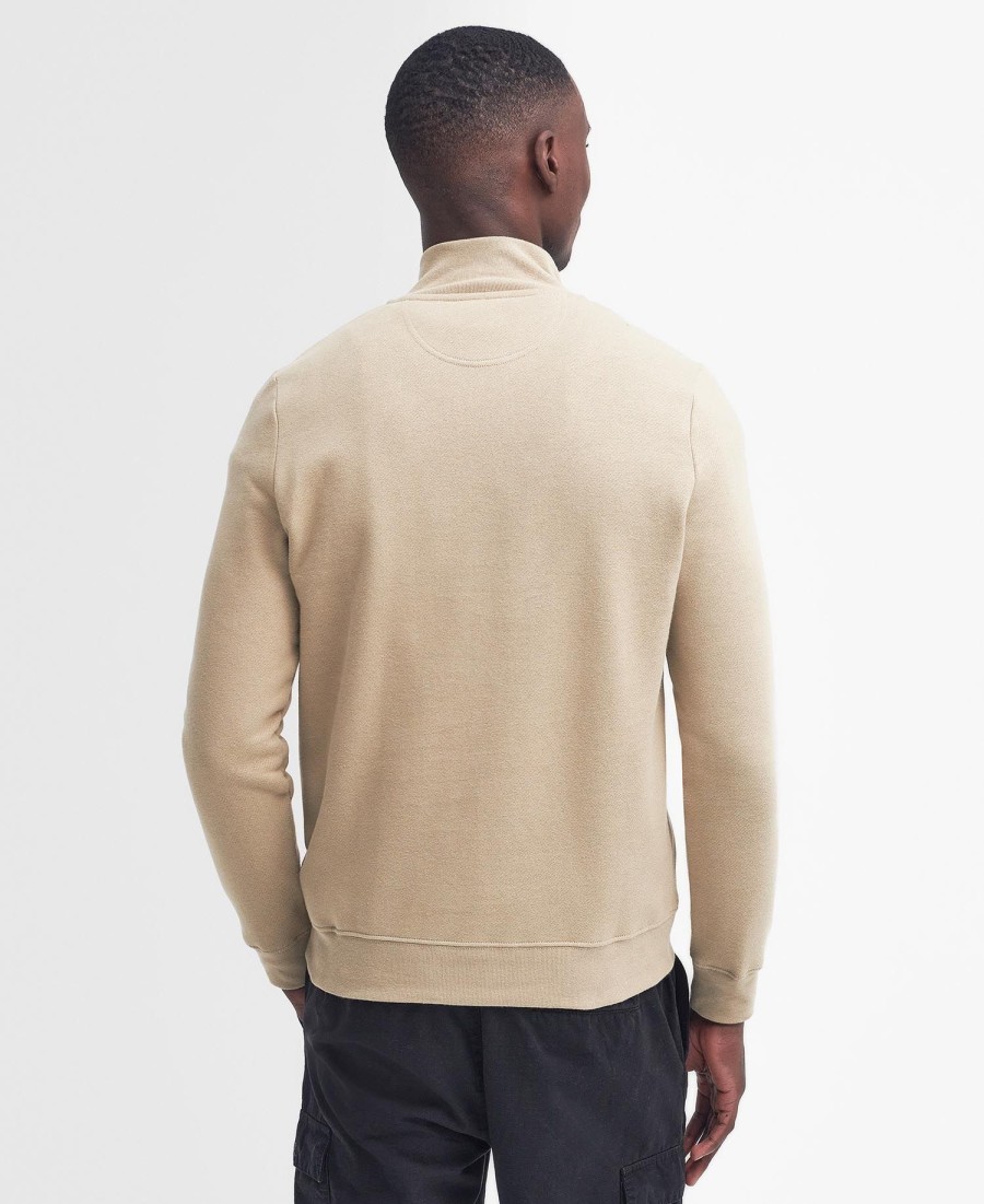 essentiële hoodie met halve rits