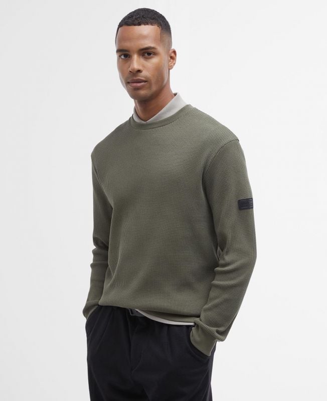curve waffle hoodie