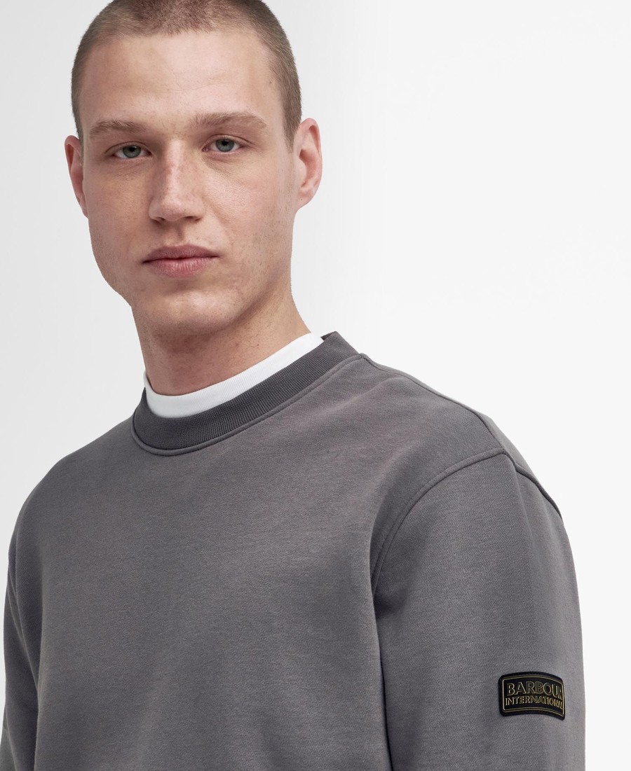 hoodie met omtrekbadge