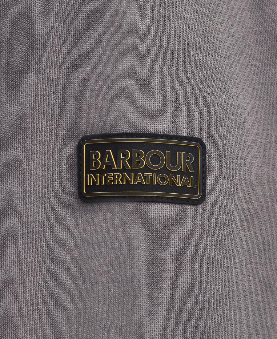 hoodie met omtrekbadge