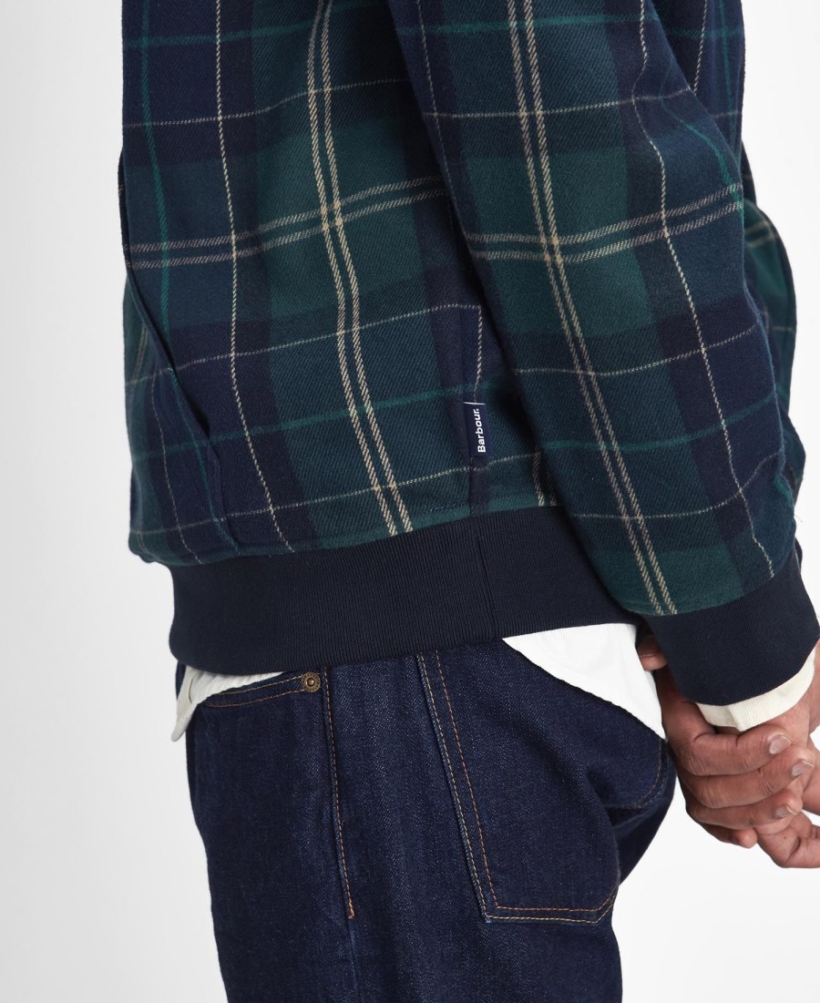 brough tartan sweatshirt
