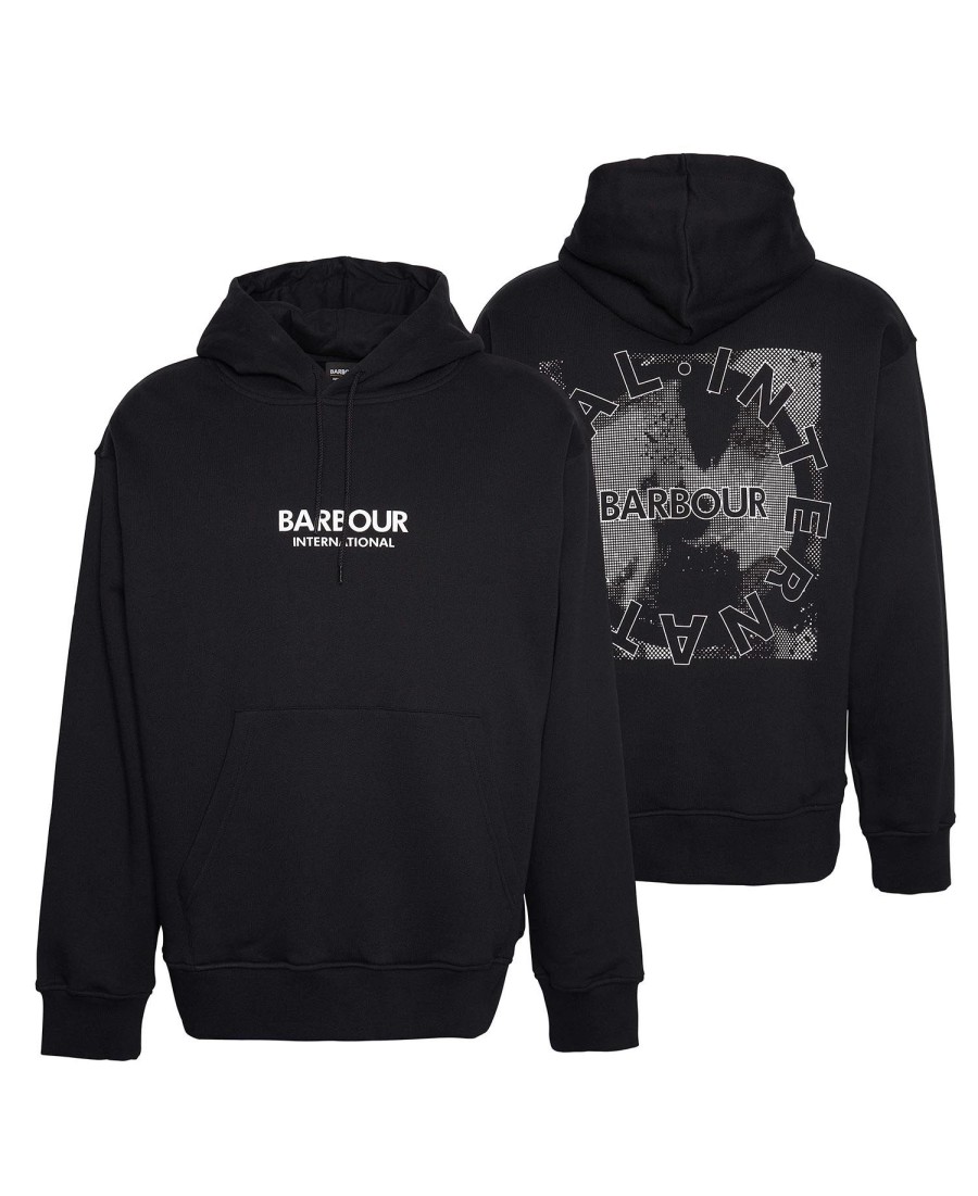 oversized hoodie met kaartmotief