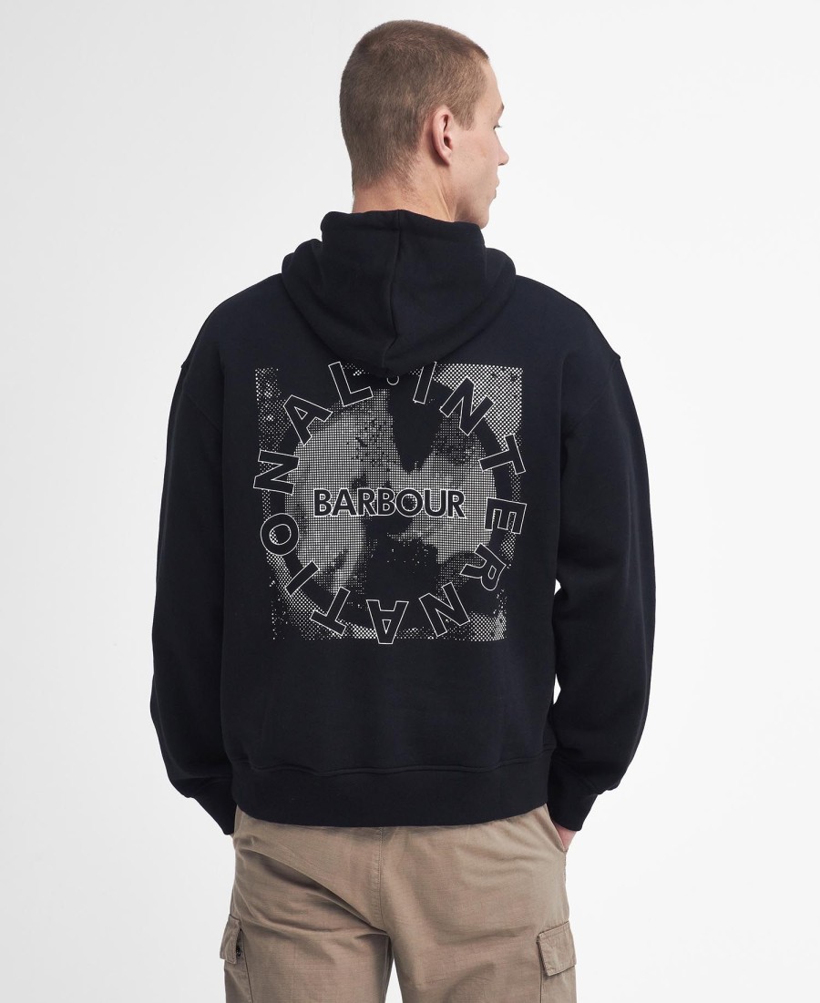 oversized hoodie met kaartmotief