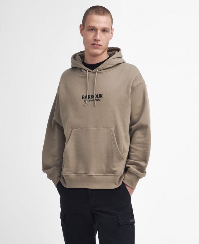 oversized hoodie met kaartmotief