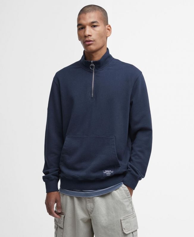 skipton half zip jumper