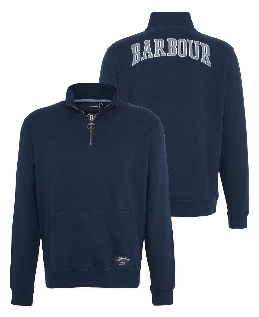 skipton half zip jumper