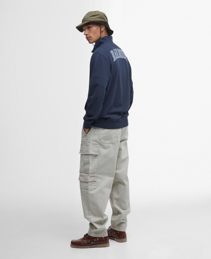 skipton half zip jumper