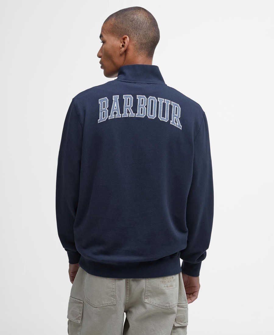 skipton half zip jumper