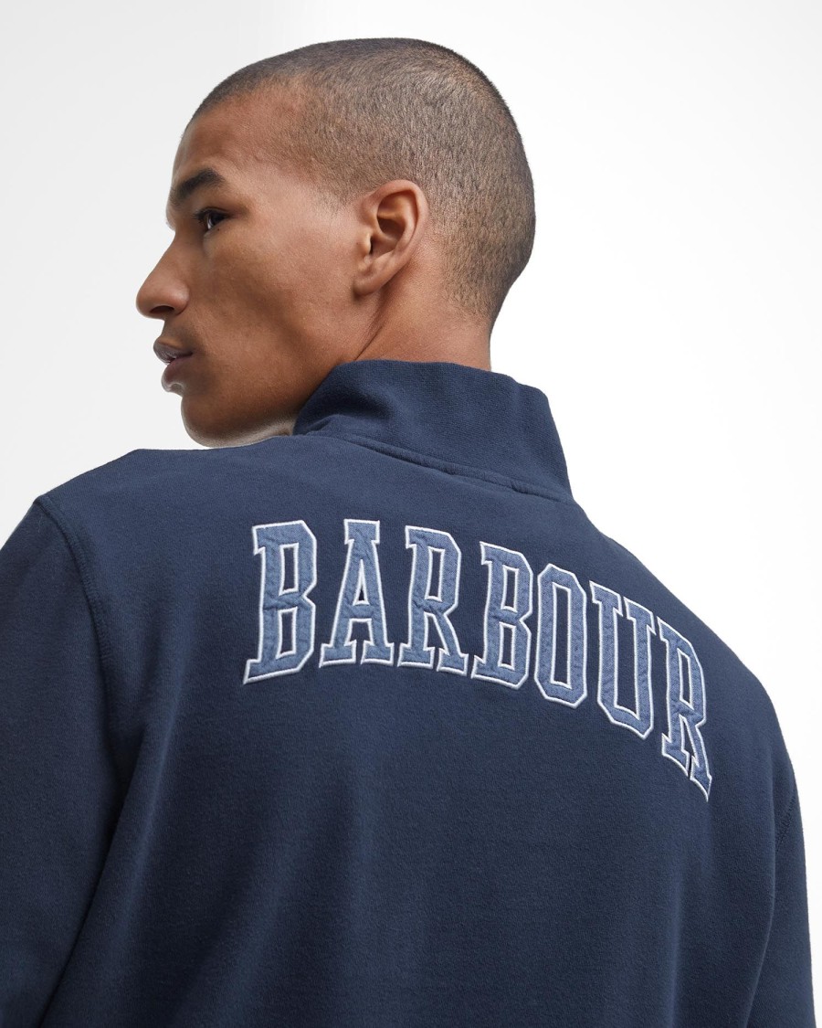 skipton half zip jumper