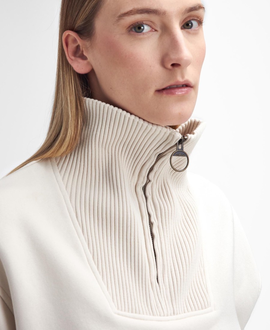 fleur half-zip sweatshirt