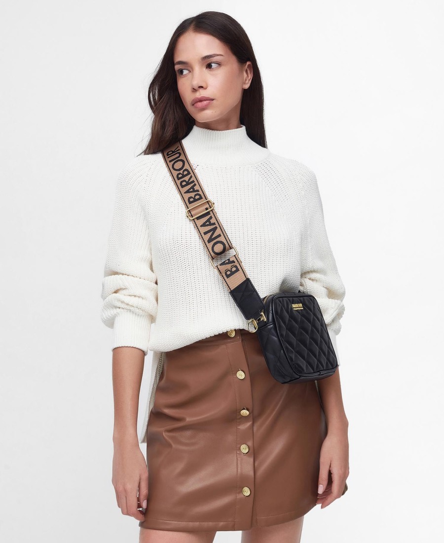 sloane gewatteerde crossbodytas