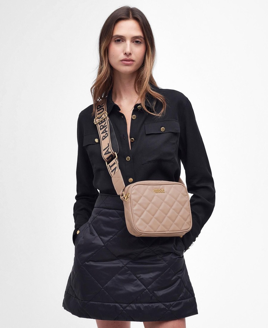 sloane gewatteerde crossbodytas