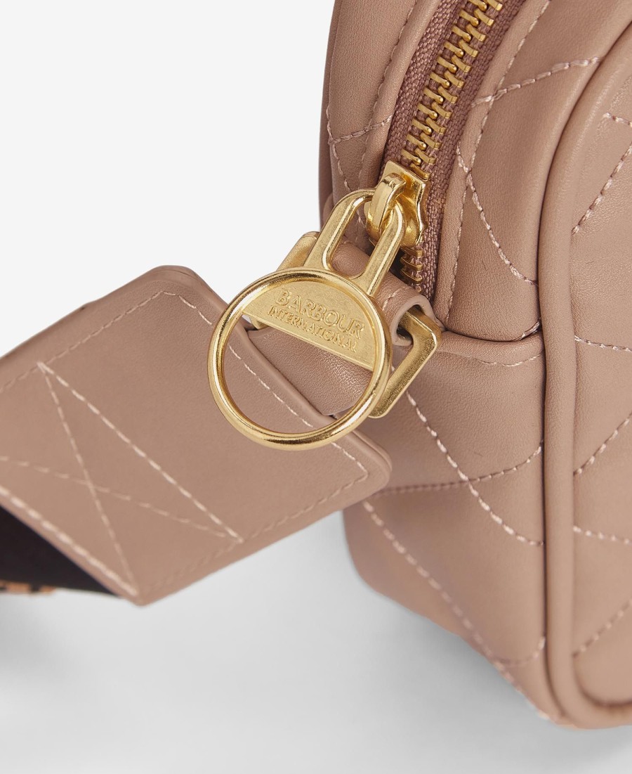sloane gewatteerde crossbodytas