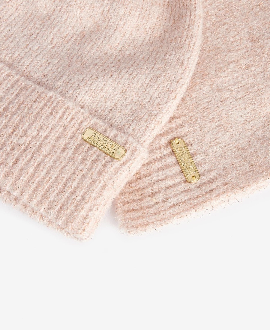 cadeauset met glittermuts en -sjaal