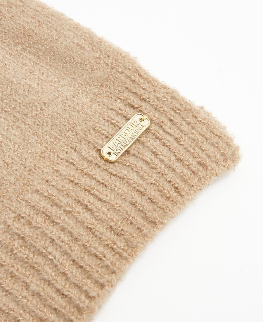 cadeauset met glittermuts en -sjaal