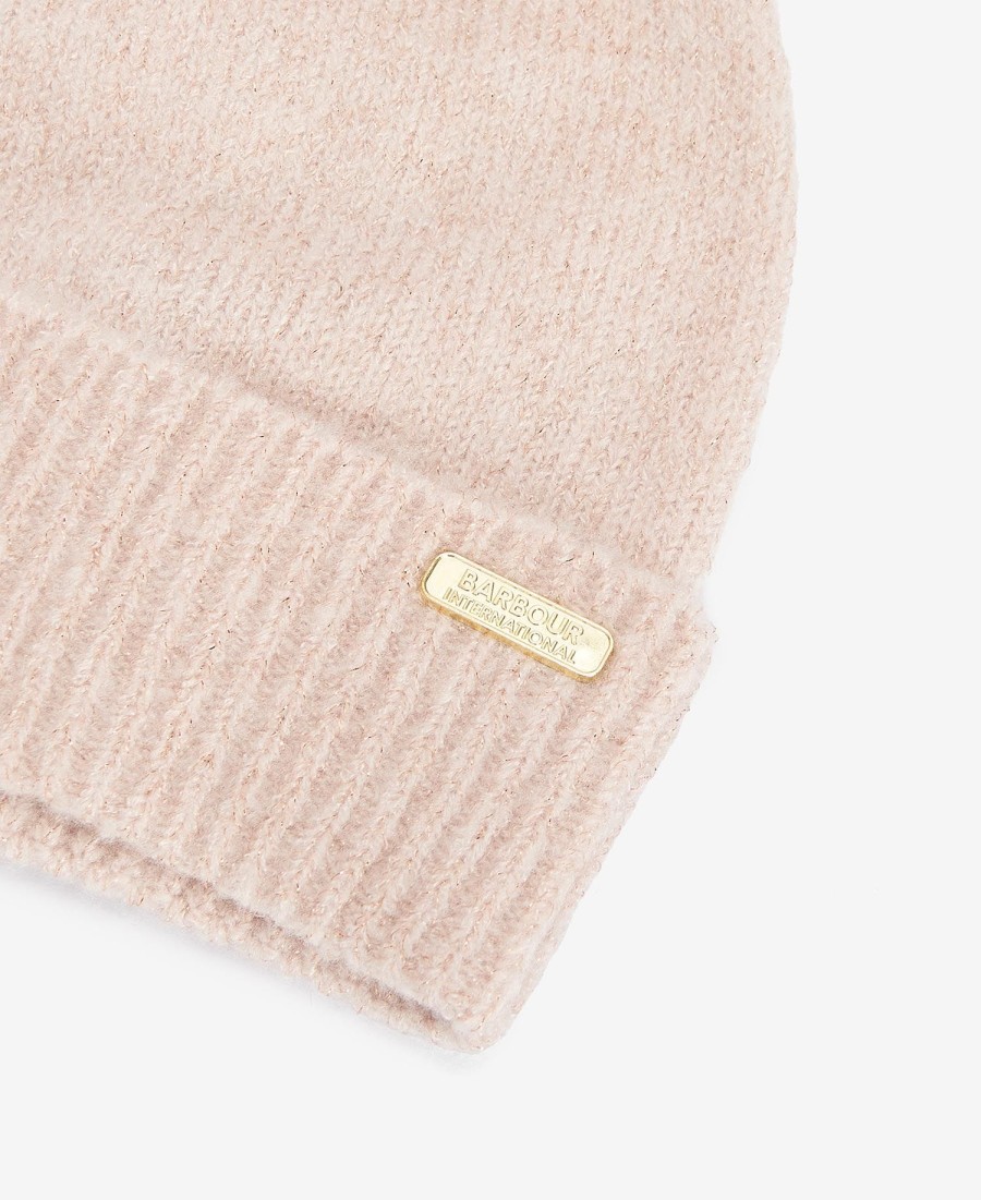 glitterende gebreide muts