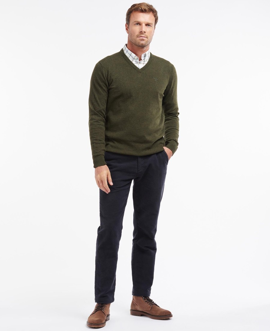 essentiële v-hals sweater