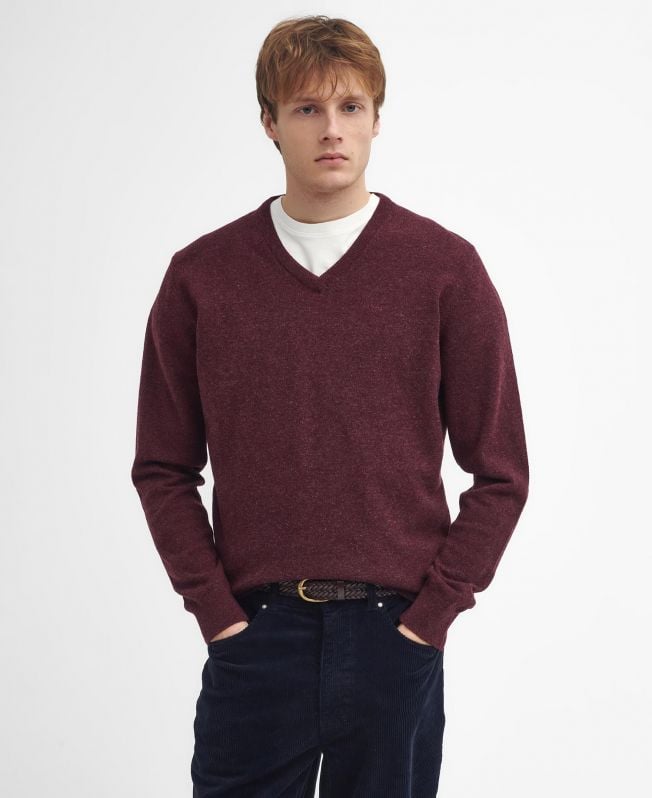 essentiële v-hals sweater