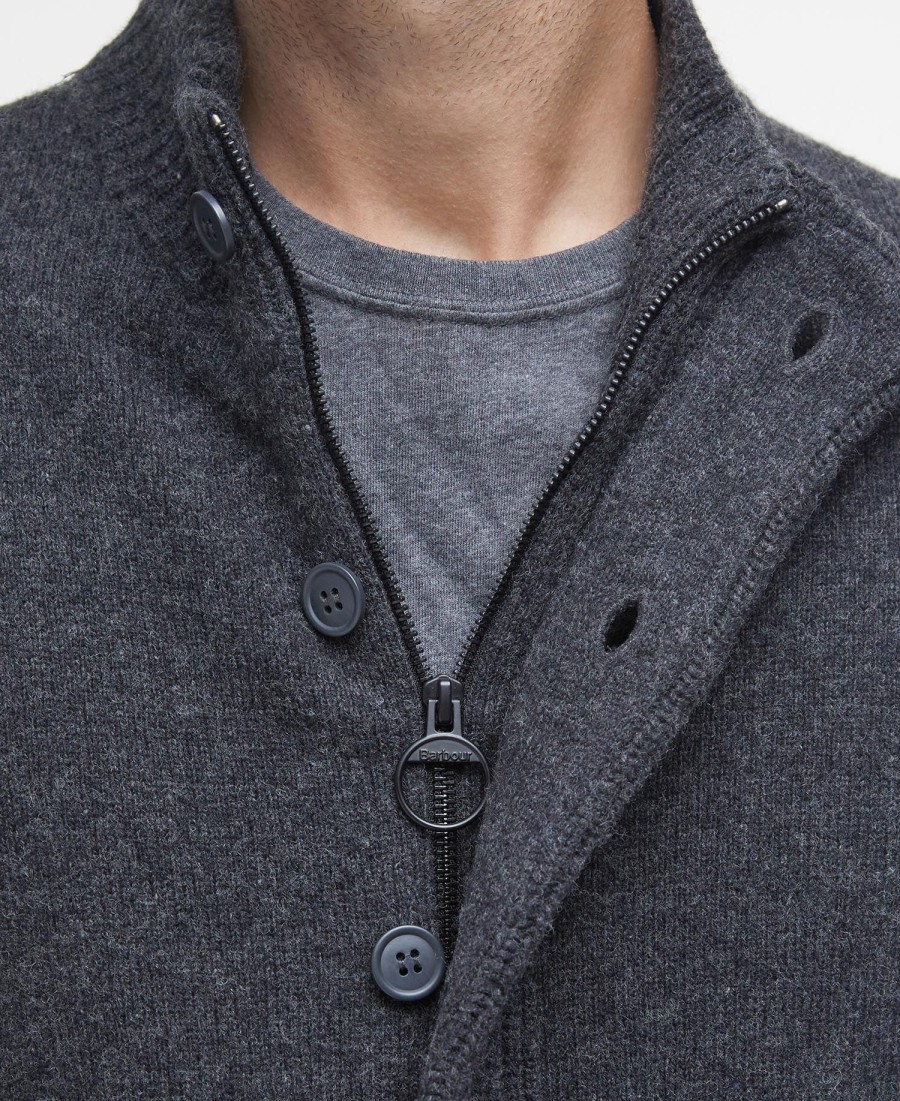 essential patch zip-through jumper