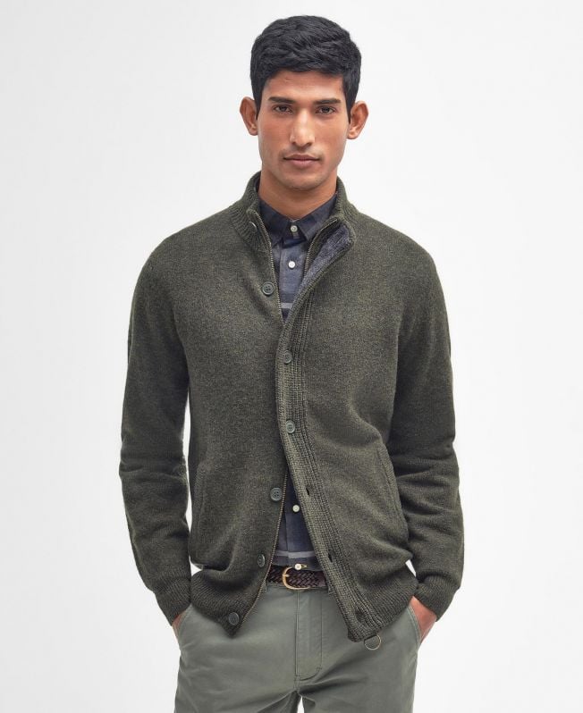essential patch zip-through jumper