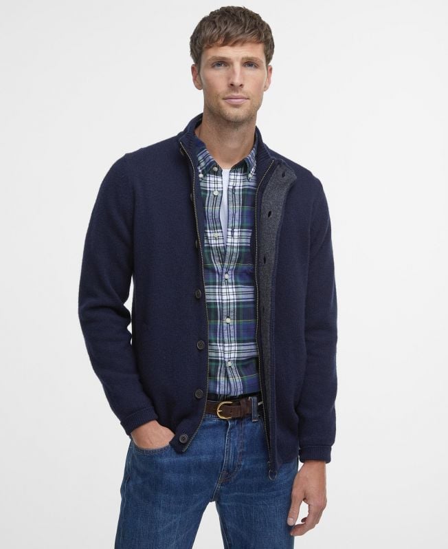 essential patch zip-through jumper