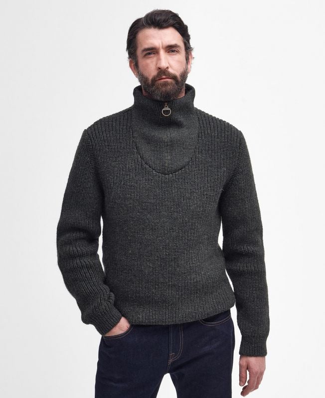 new tyne half zip jumper