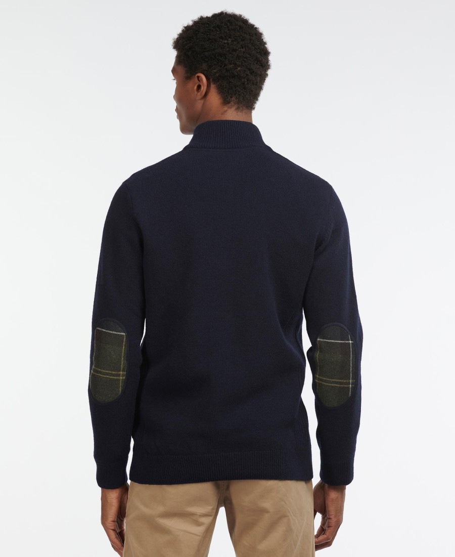 barbour holden trui met halve rits