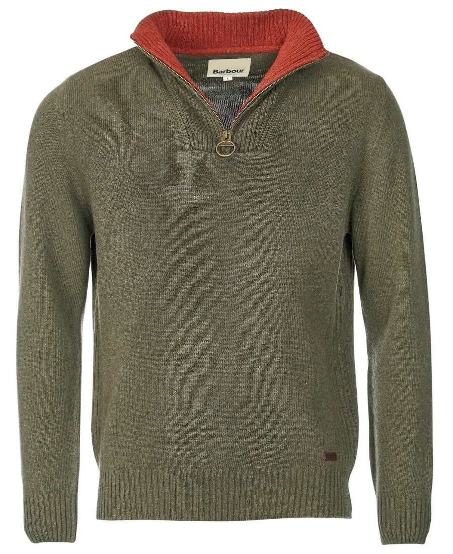 nelson essential half-zip sweater