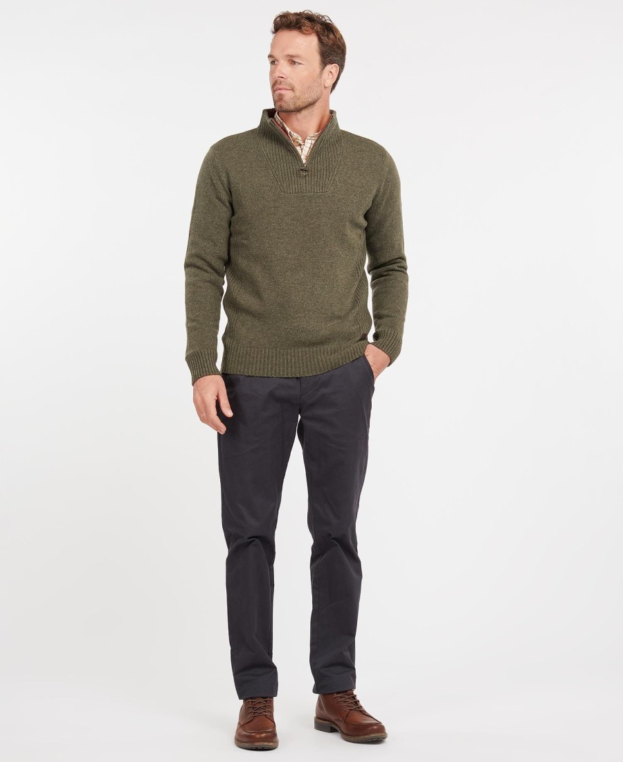 nelson essential half-zip sweater