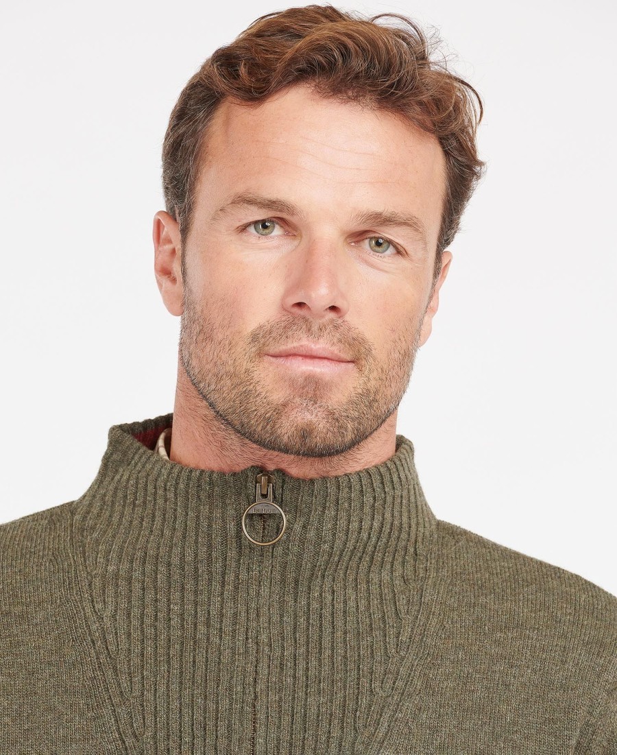 nelson essential half-zip sweater
