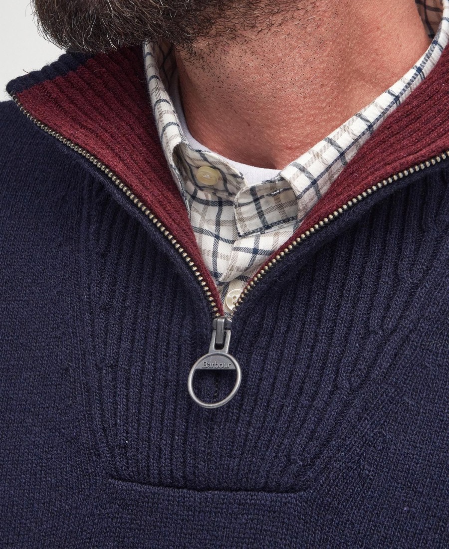 nelson essential half-zip sweater