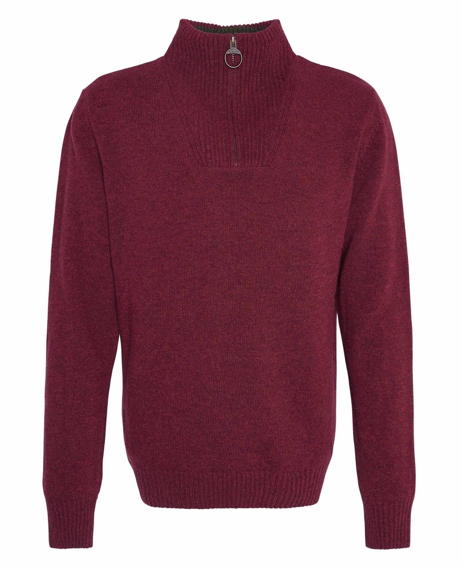 nelson essential half-zip sweater