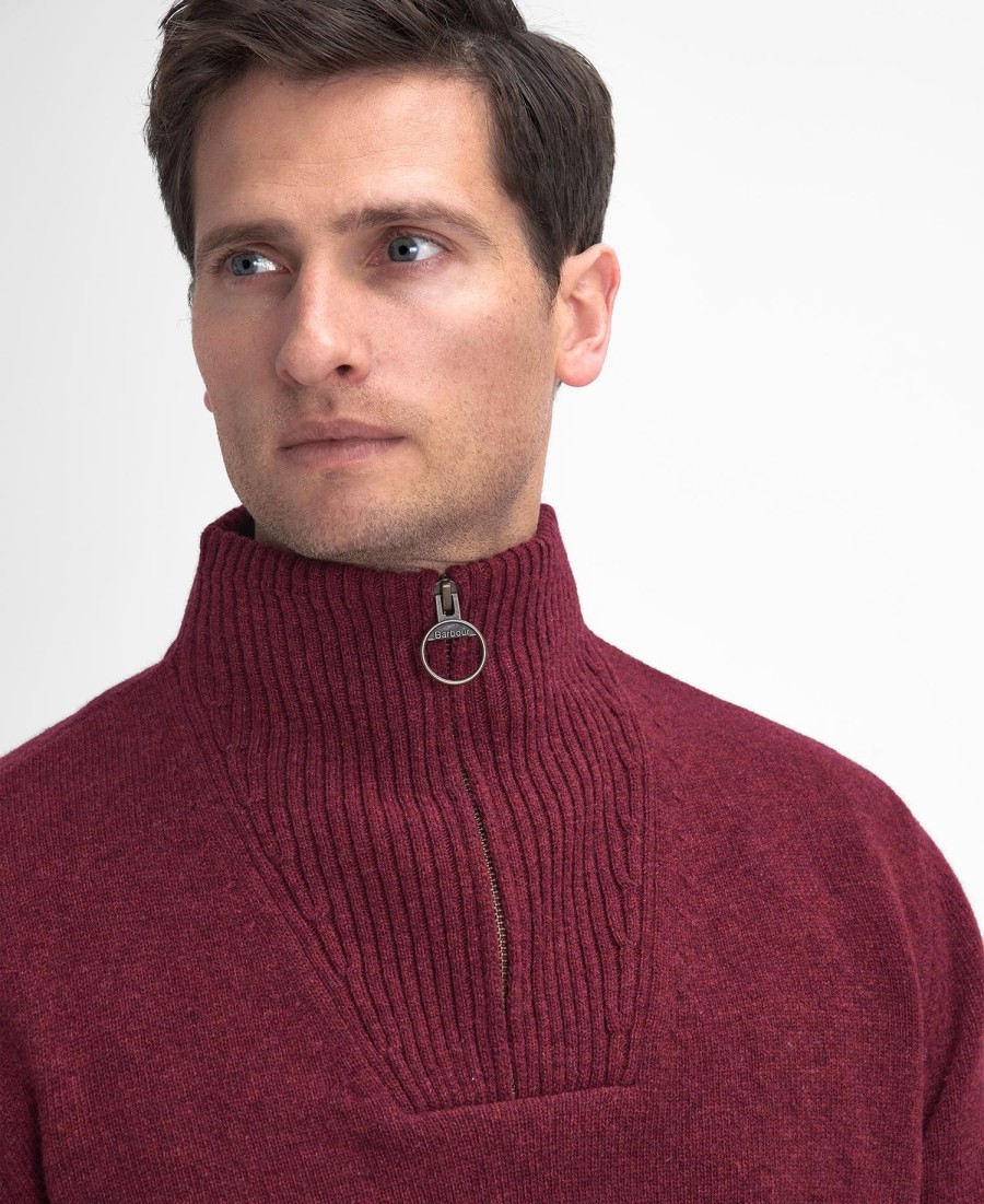 nelson essential half-zip sweater