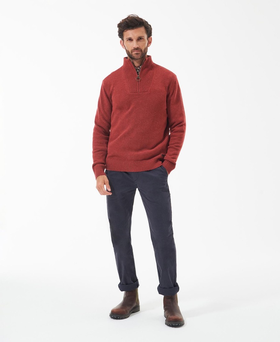 nelson essential half-zip sweater