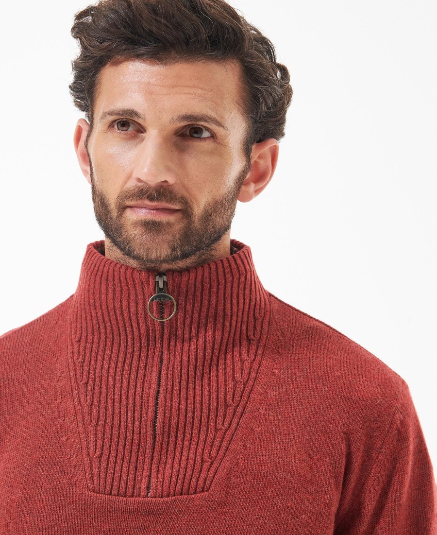 nelson essential half-zip sweater