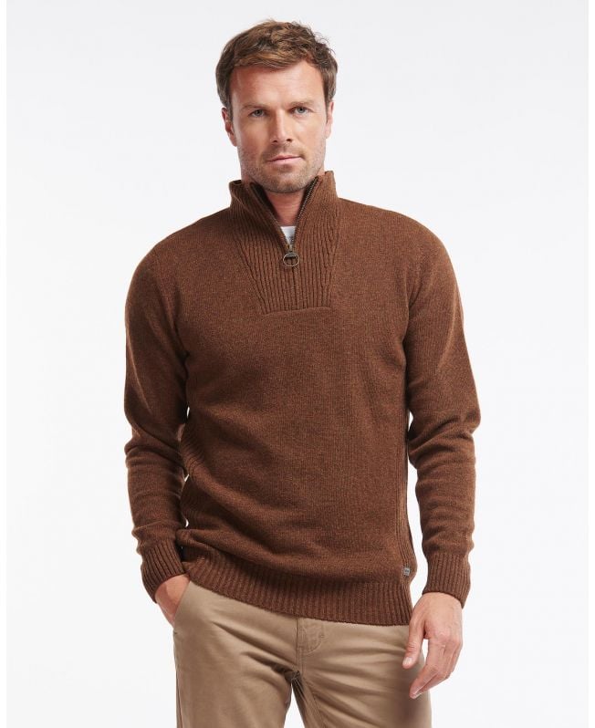 nelson essential half-zip sweater