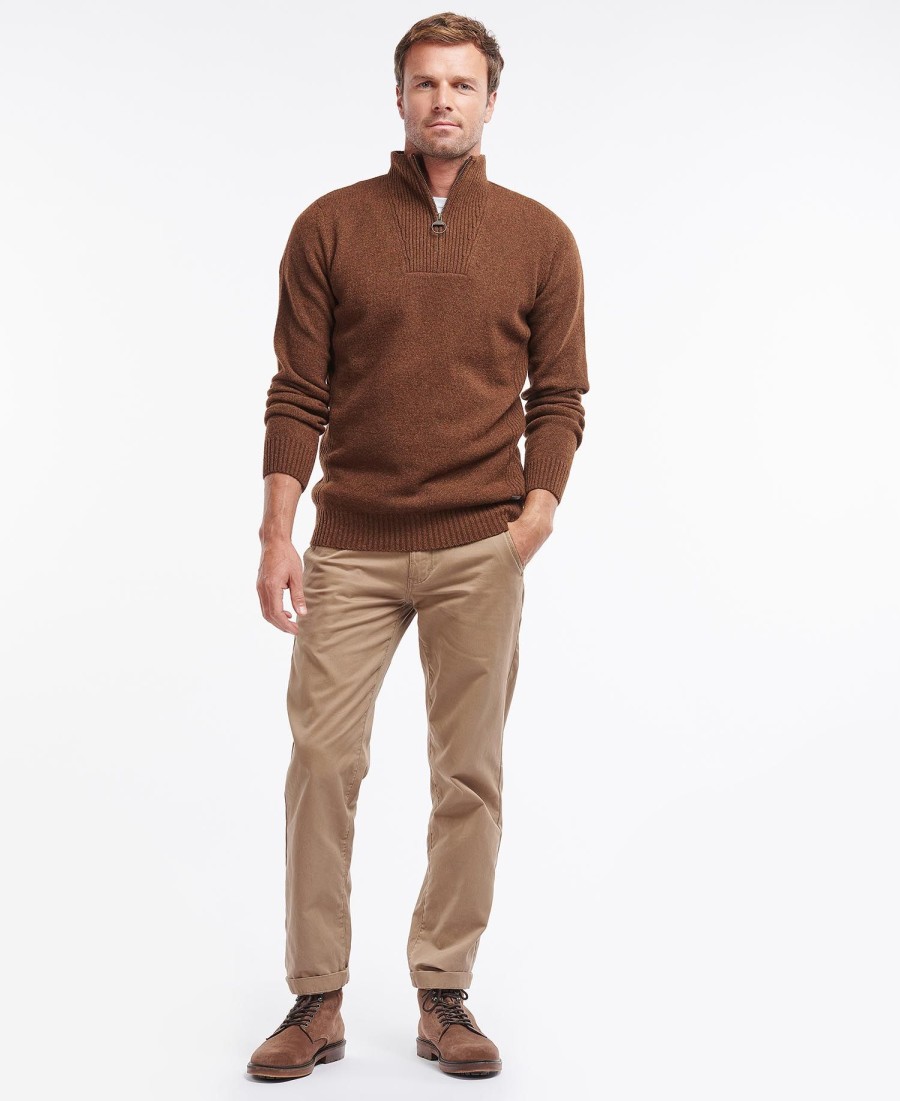 nelson essential half-zip sweater