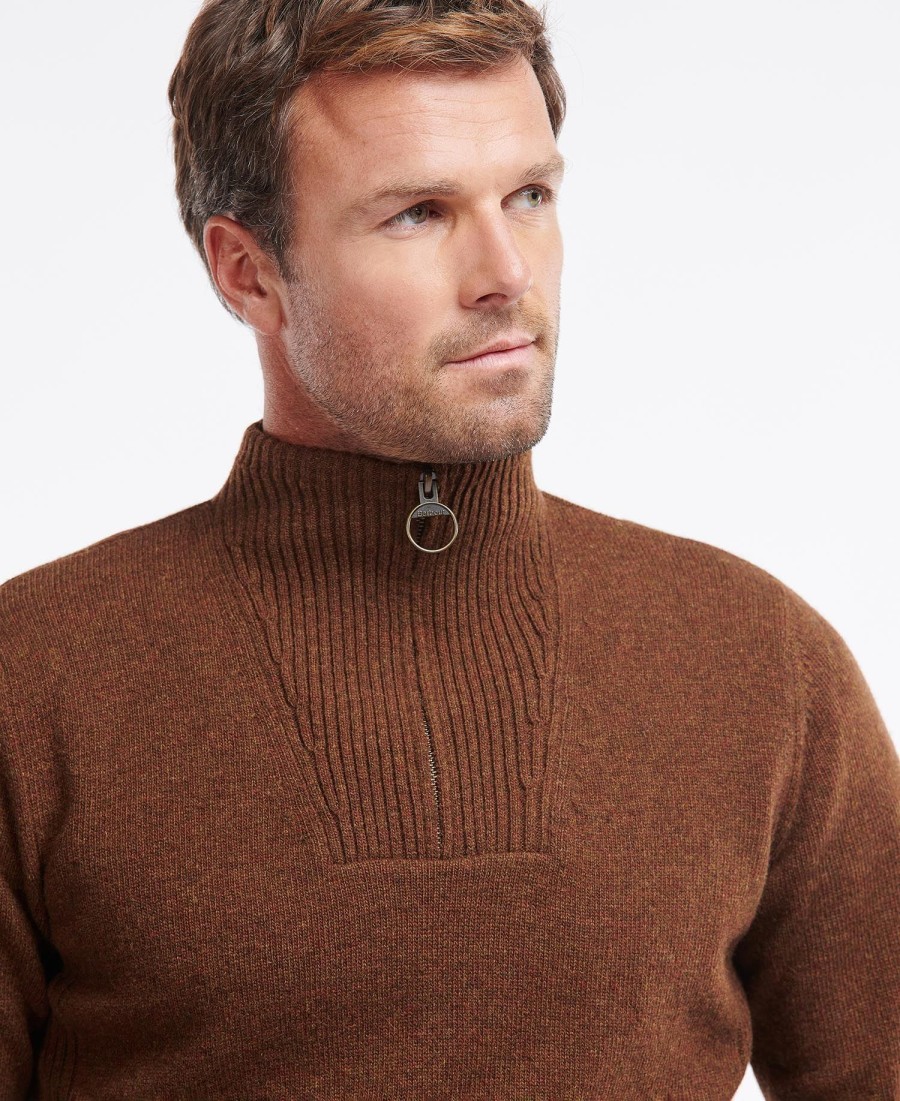 nelson essential half-zip sweater