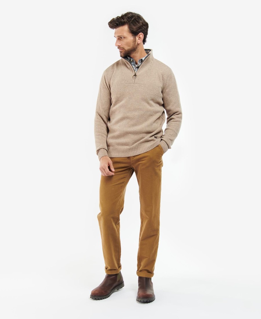 nelson essential half-zip sweater