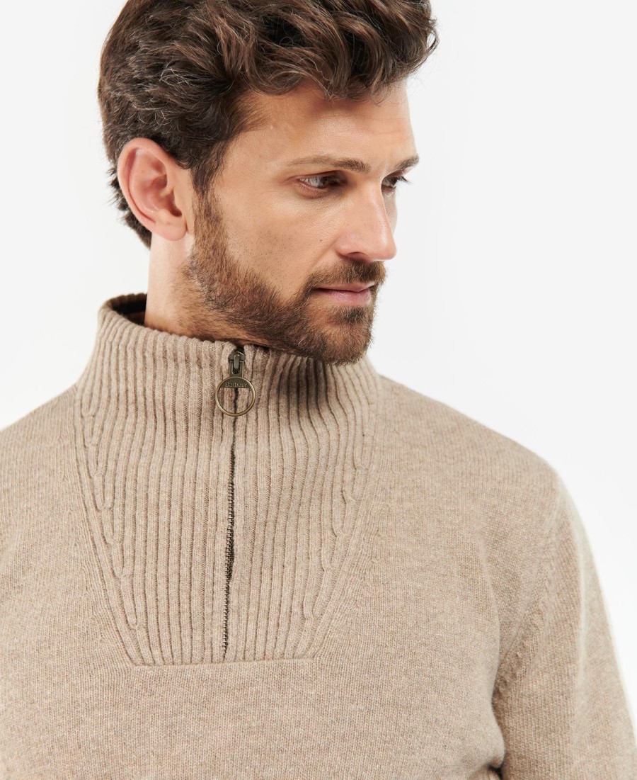 nelson essential half-zip sweater