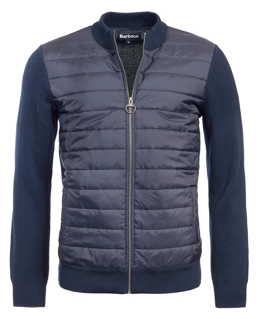 essentiële carn baffle zip jumper