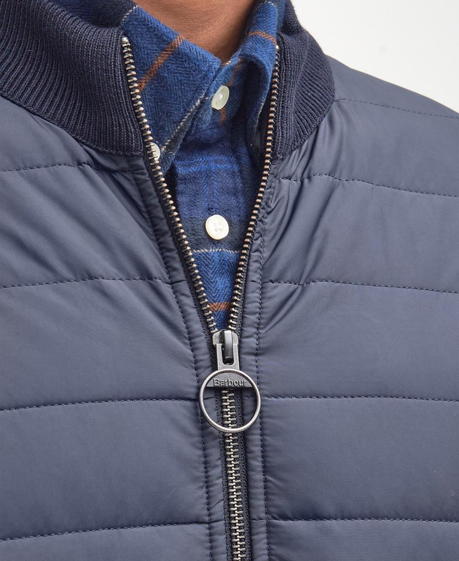 essentiële carn baffle zip jumper